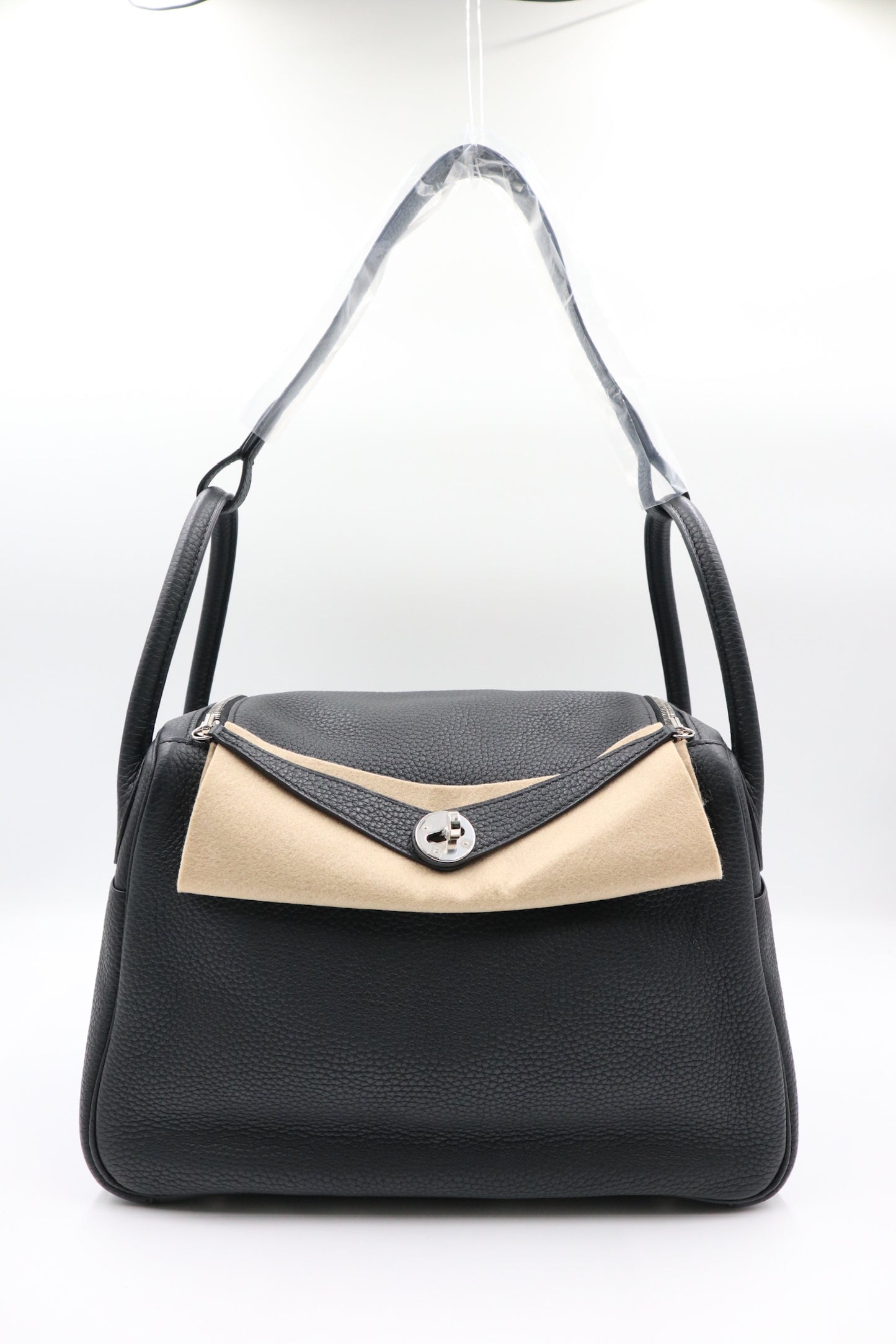 Hermes Lindy 30 黑銀色 銀扣 C / Rank SA 250909001