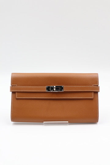 Hermes Kelly Wallet Brown 長夾棕/ Rank SA 250811006