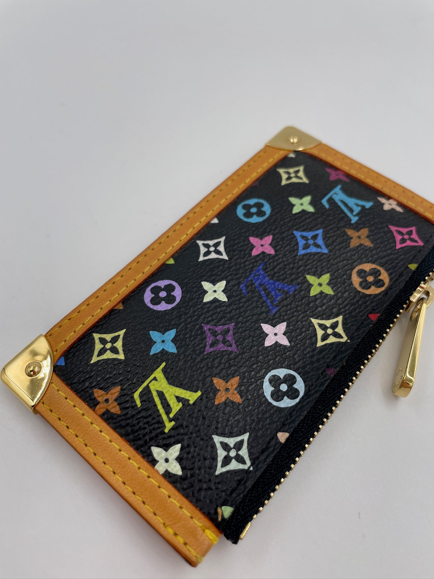 Louis Vuitton Case 黑三彩 卡夾零錢包 / Rank A