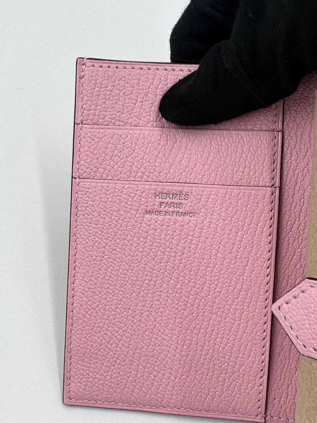 Hermes Bearns Wallet Pink / Rank N
