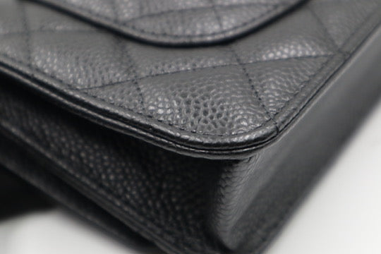 Chanel woc Silver 黑銀鏈條錢包 / Rank SA 250811007
