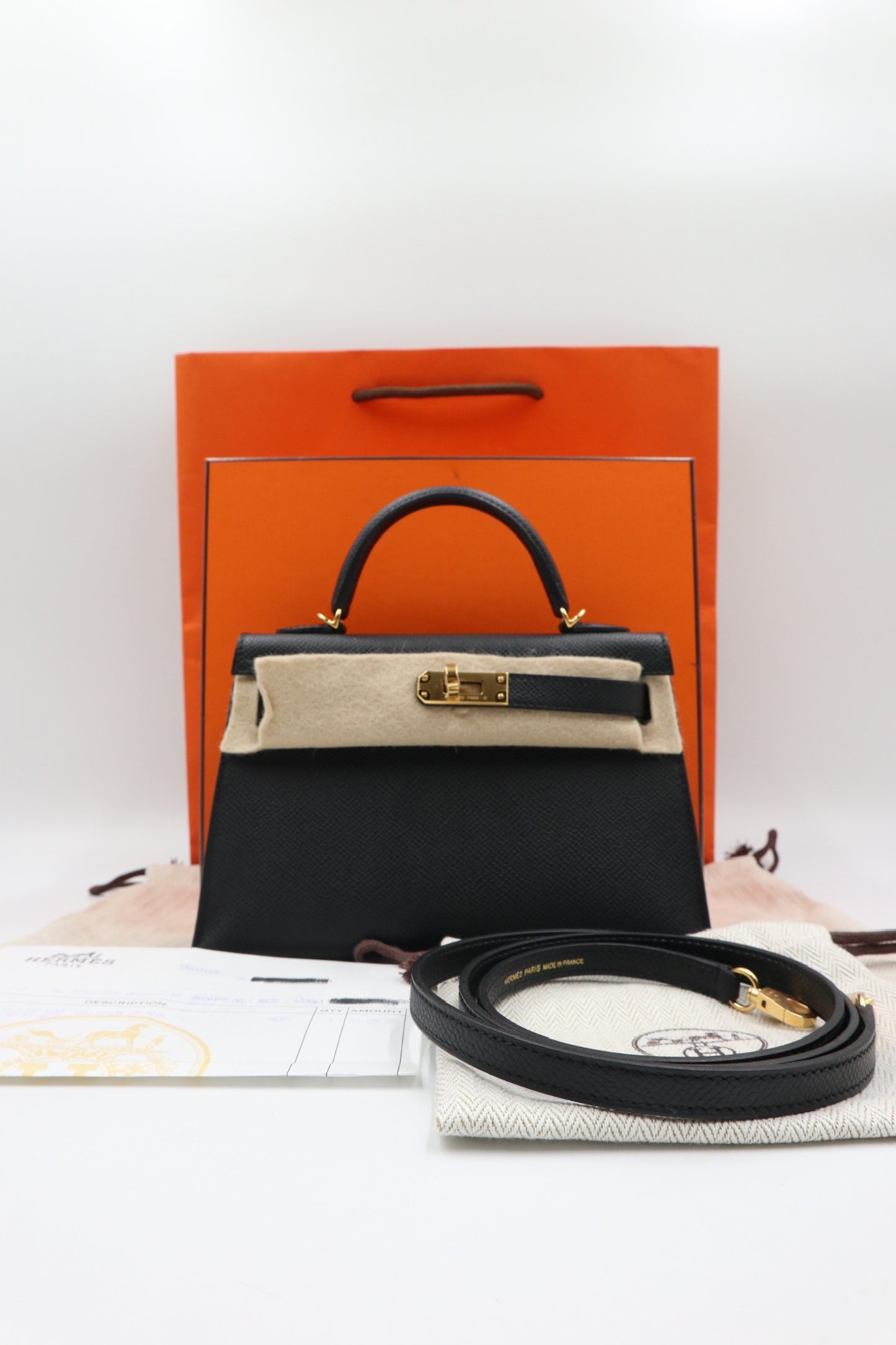 Hermes kelly20 黑金/ Rank SA 251106004