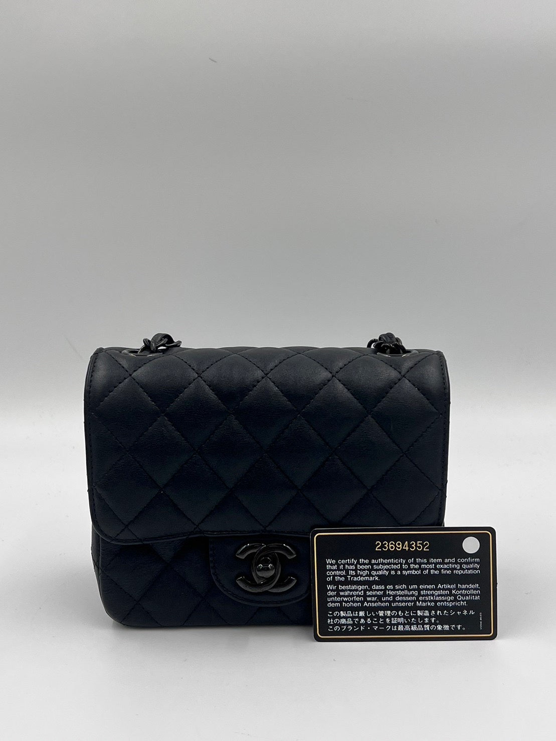 Chanel Coco Mini 小方胖so black 黑/ Rank SA