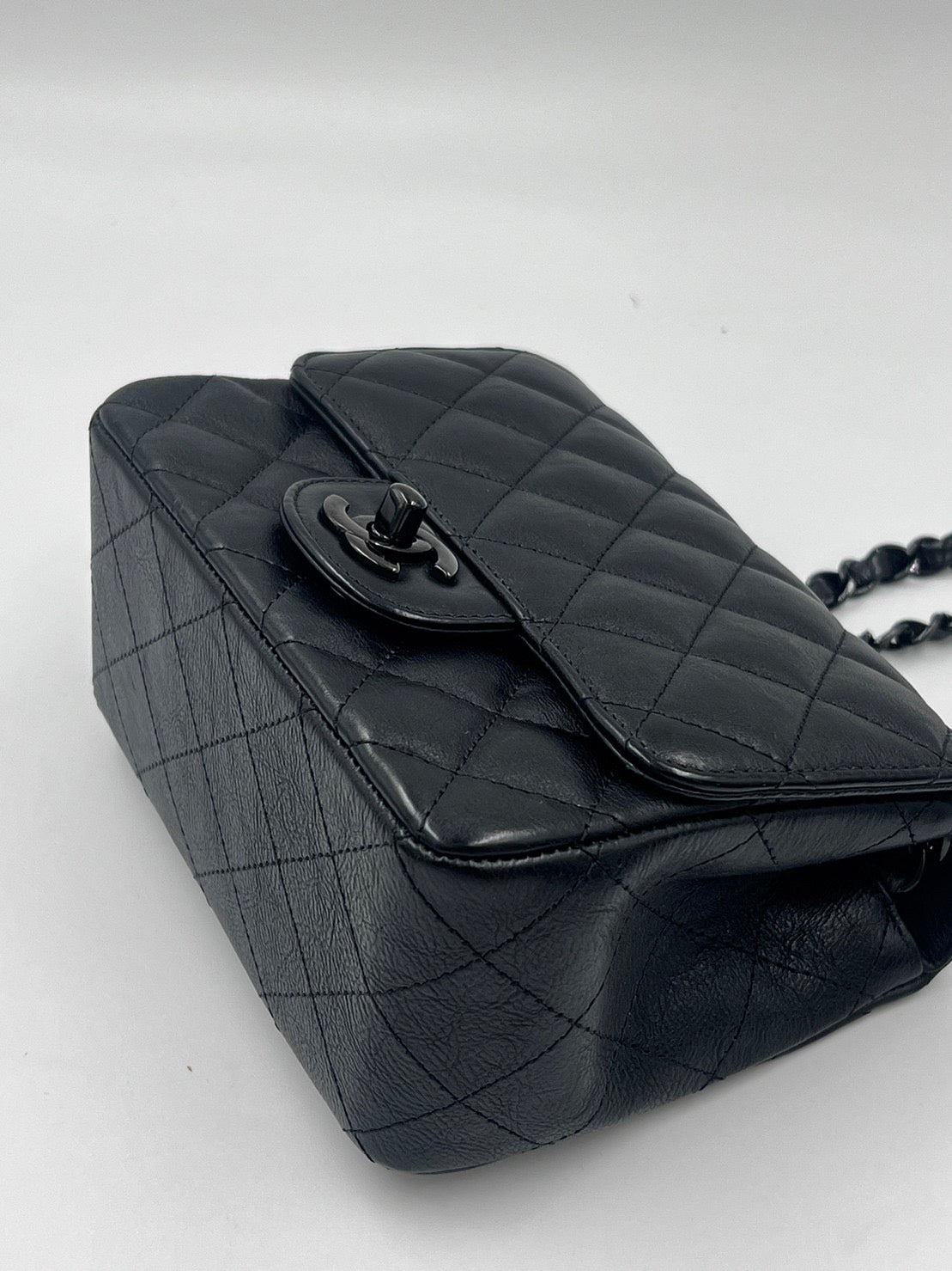 Chanel Coco Mini 小方胖so black 黑/ Rank SA