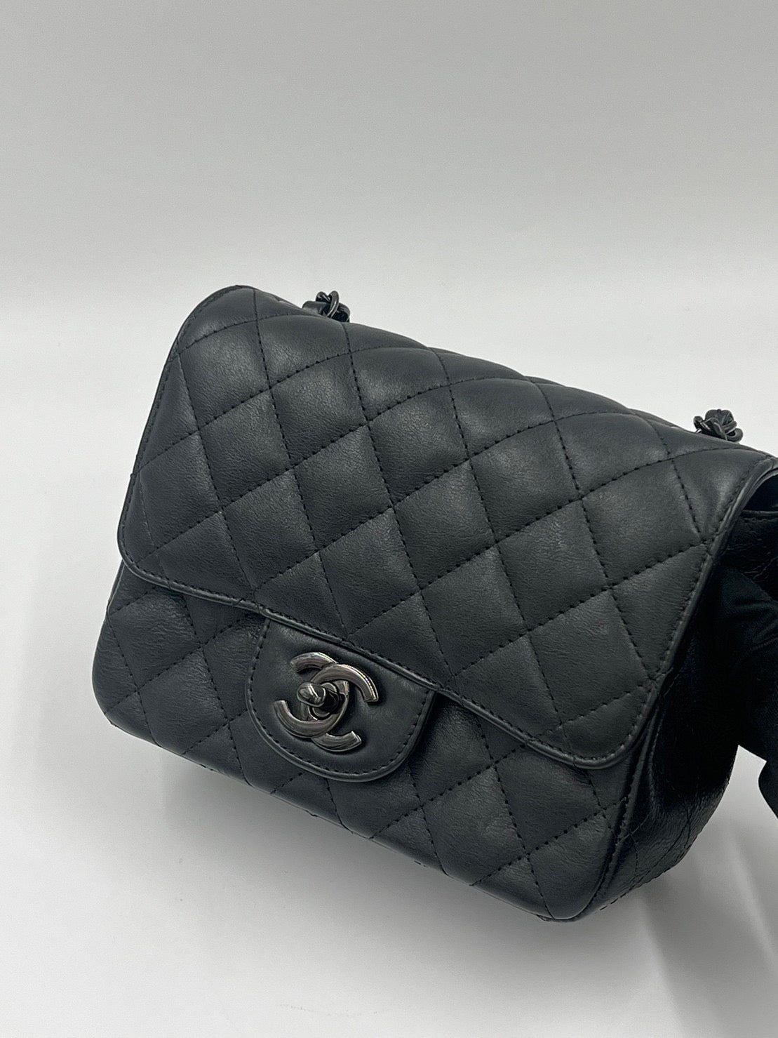 Chanel Coco Mini 小方胖so black 黑/ Rank SA