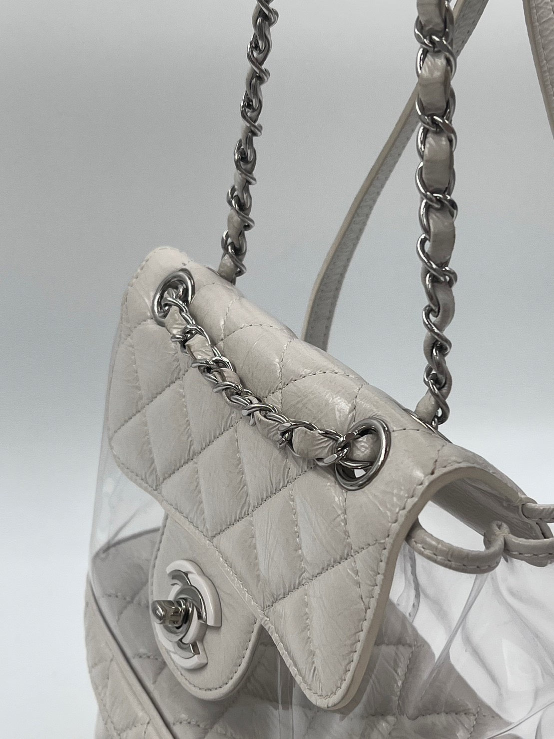 Chanel PVC Backpack 後背包-White白 / Rank A