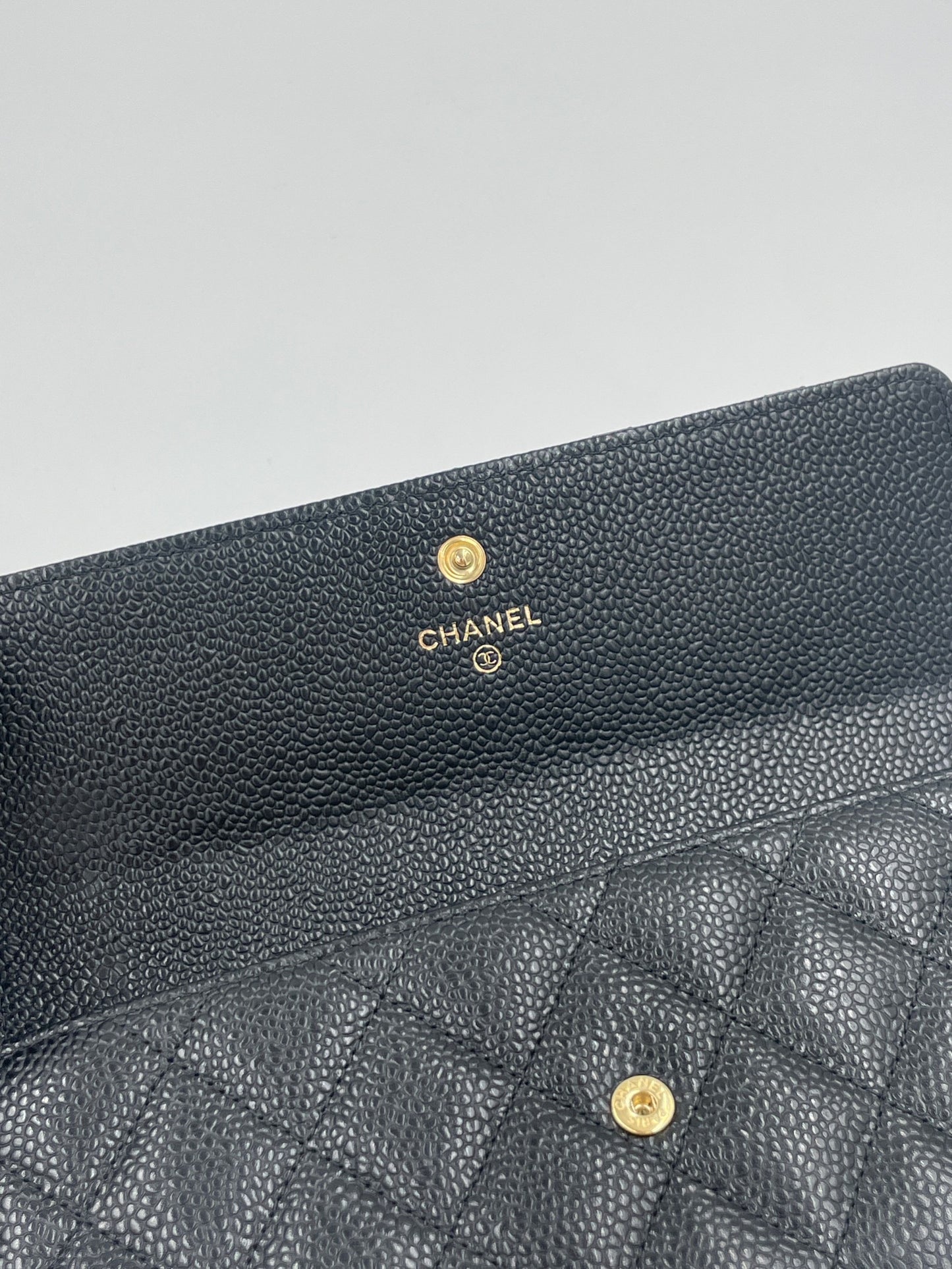 Chanel荔枝皮長夾