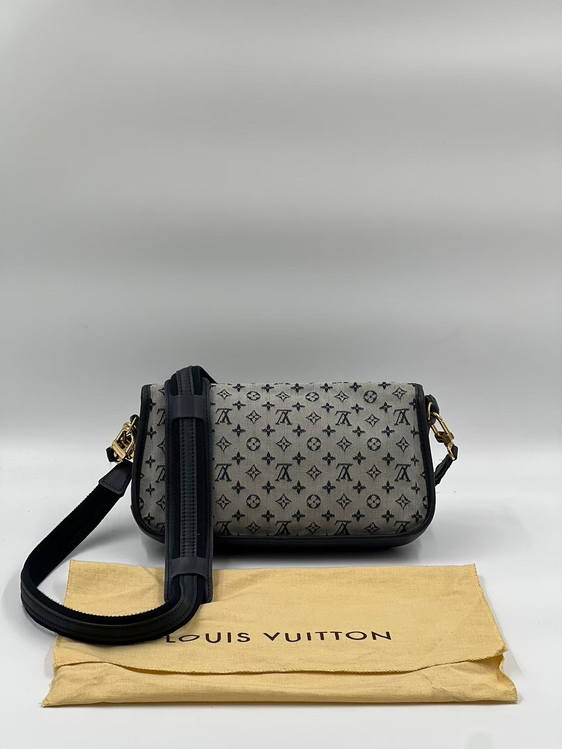 Louis Vuitton  老花單寧斜背包 / Rank AB 24072014