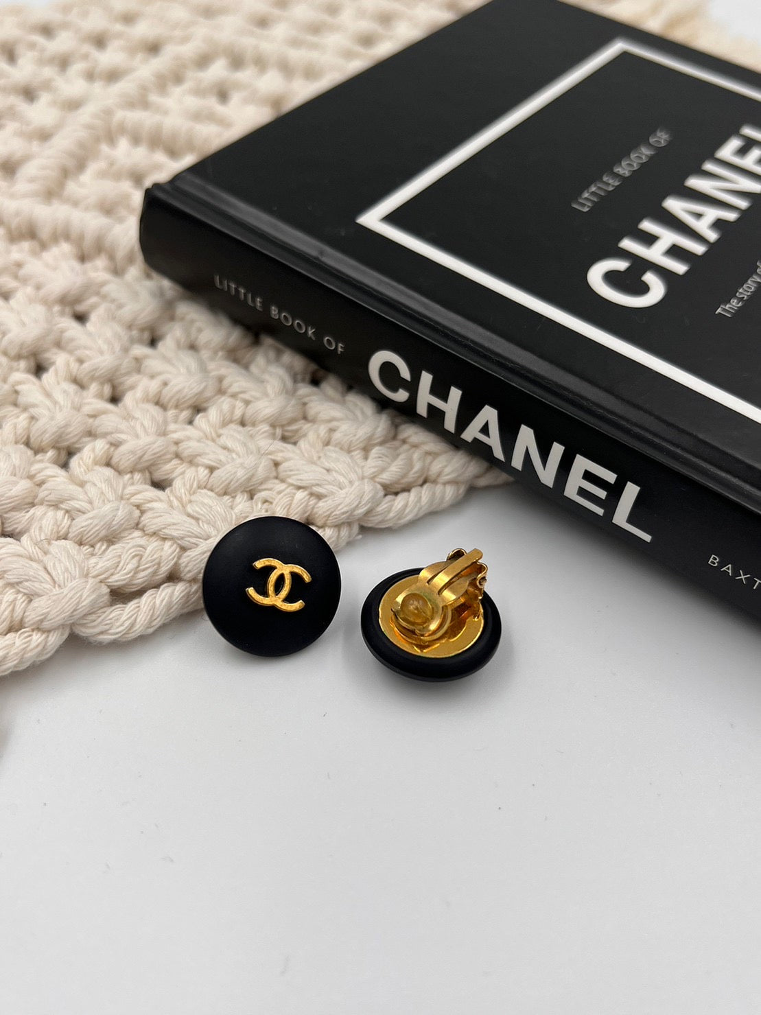 Chanel耳夾式耳環