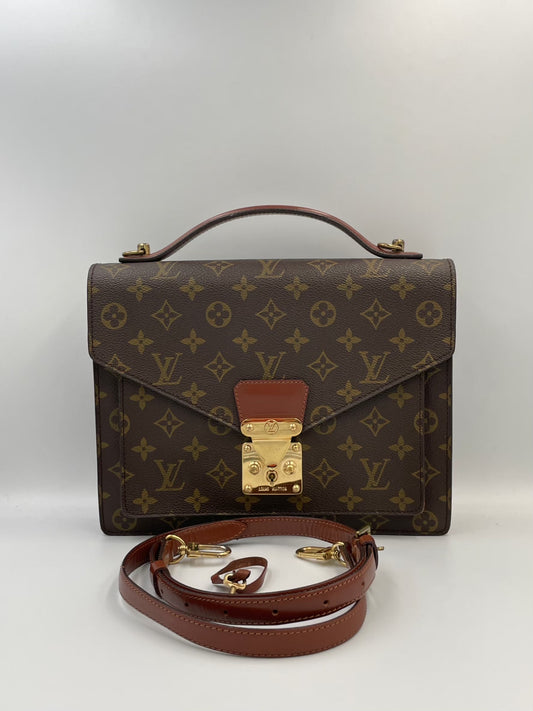 Louis Vuitton   老花蒙梭經典包 RANK A