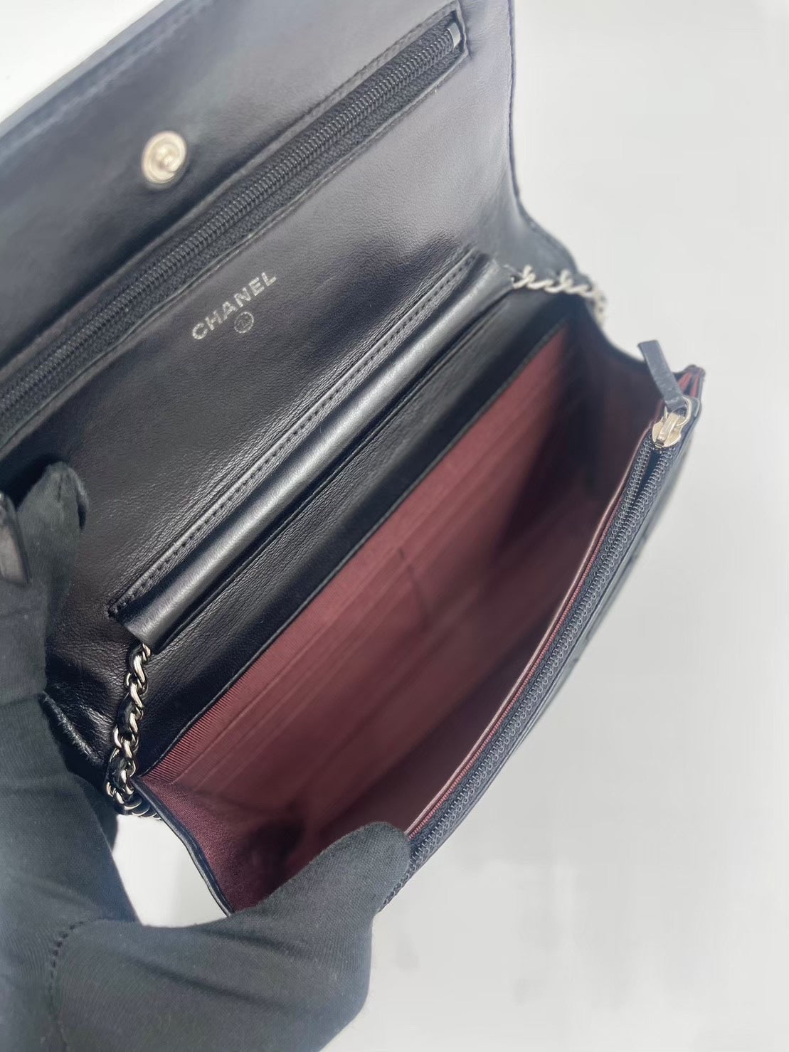 Chanel Calfskin Woc Sliver / Rank SA