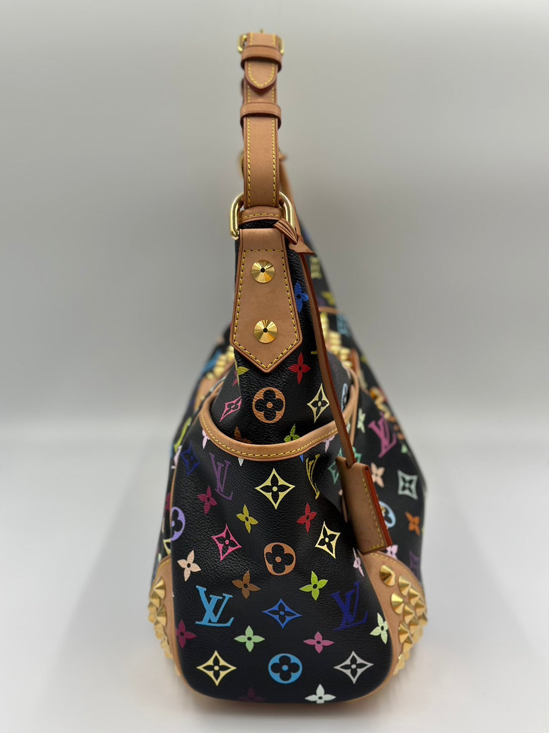 Louis Vuitton 黑三彩單肩包 /  Rank A