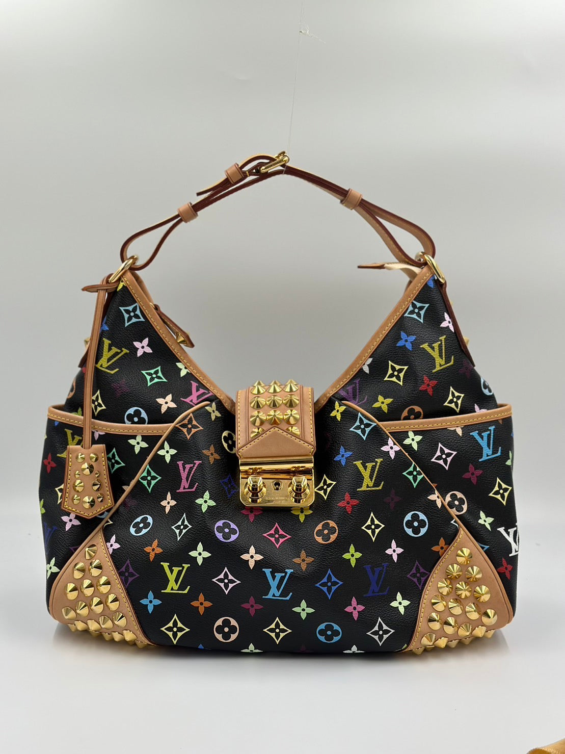 Louis Vuitton 黑三彩單肩包 /  Rank A