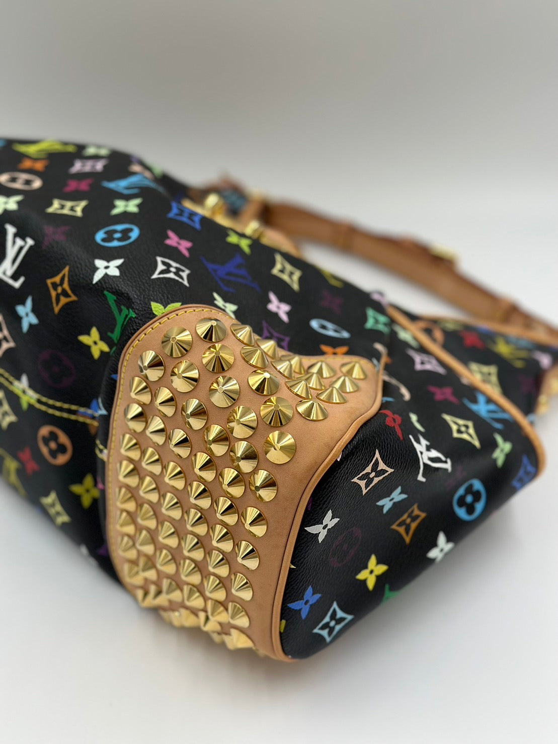 Louis Vuitton 黑三彩單肩包 /  Rank A