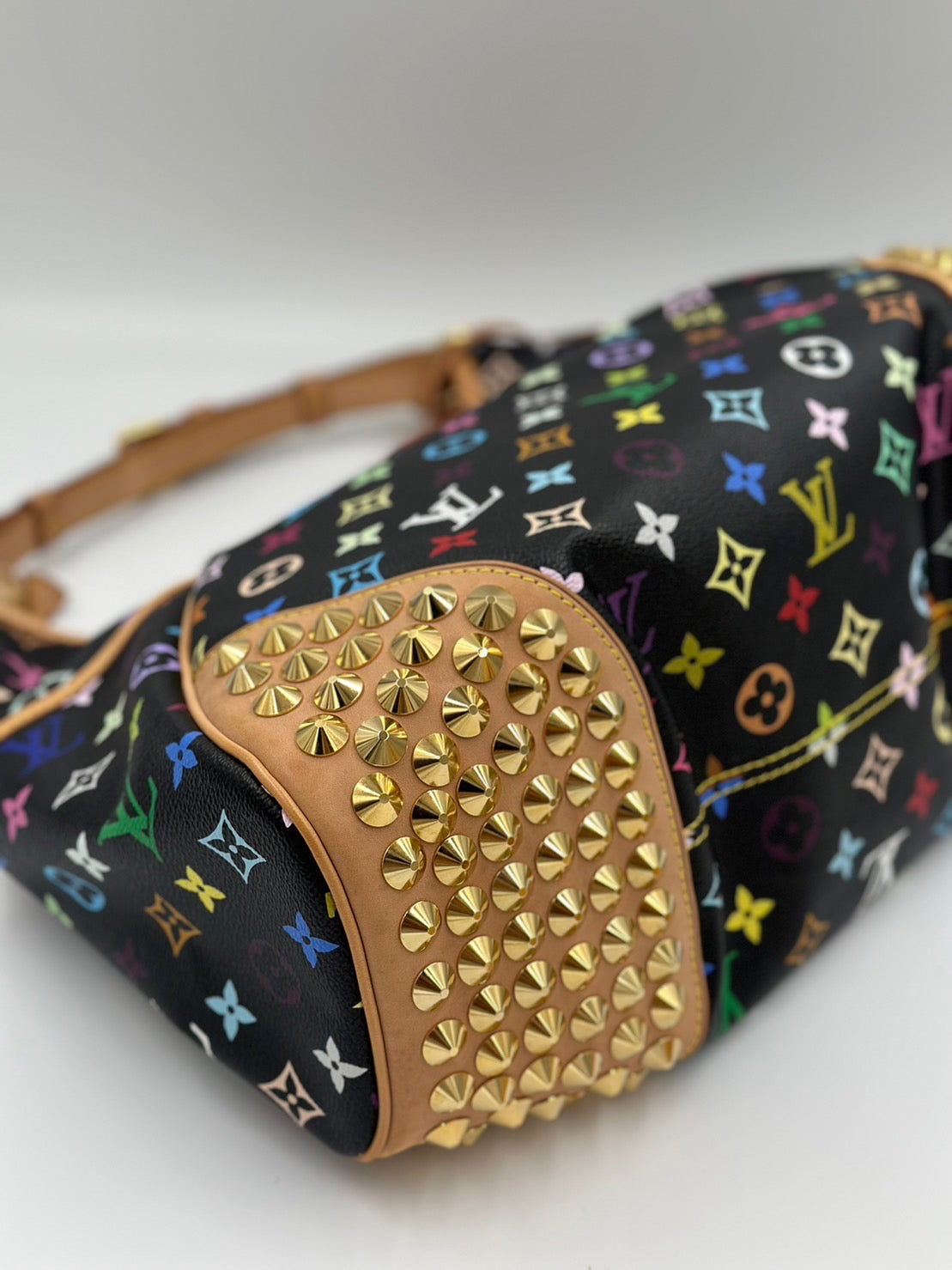 Louis Vuitton 黑三彩單肩包 /  Rank A