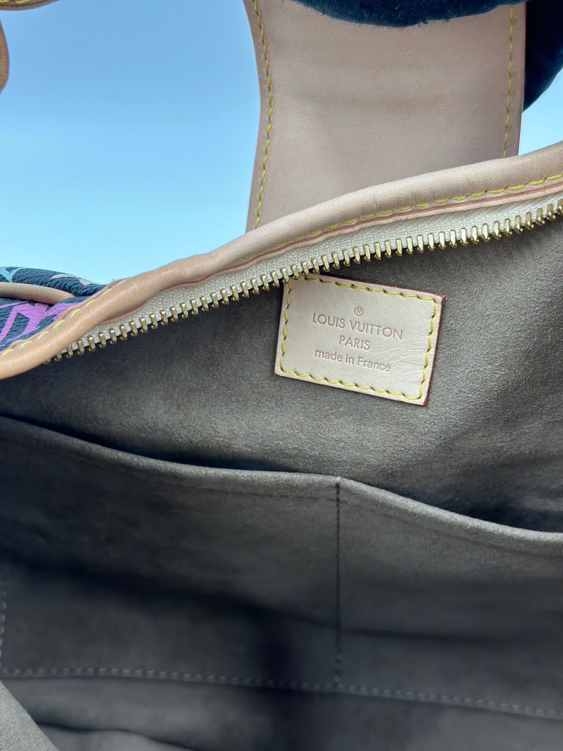 Louis Vuitton 黑三彩單肩包 /  Rank A