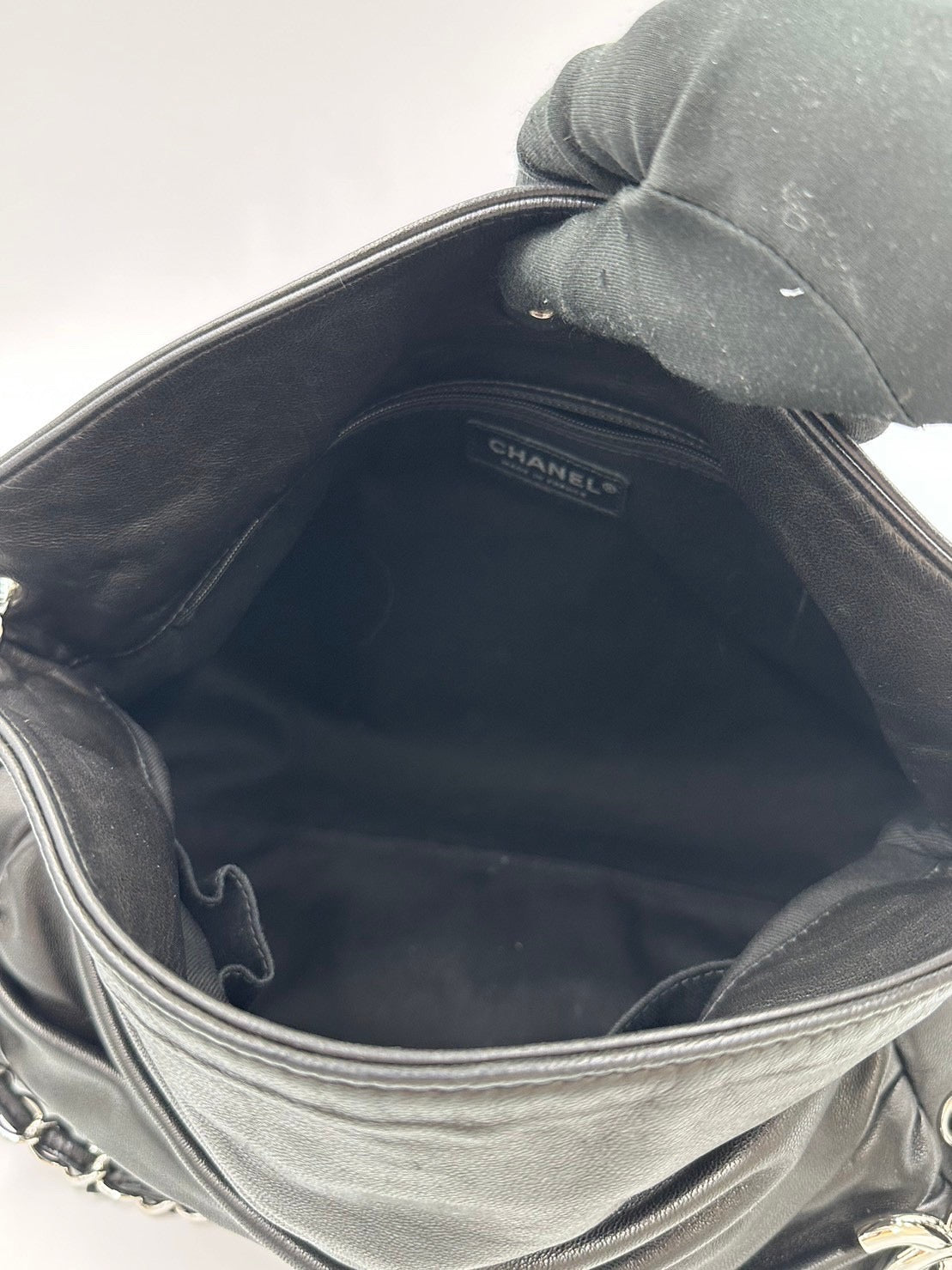 Chanel Lambskin Tote Black / Rank SA