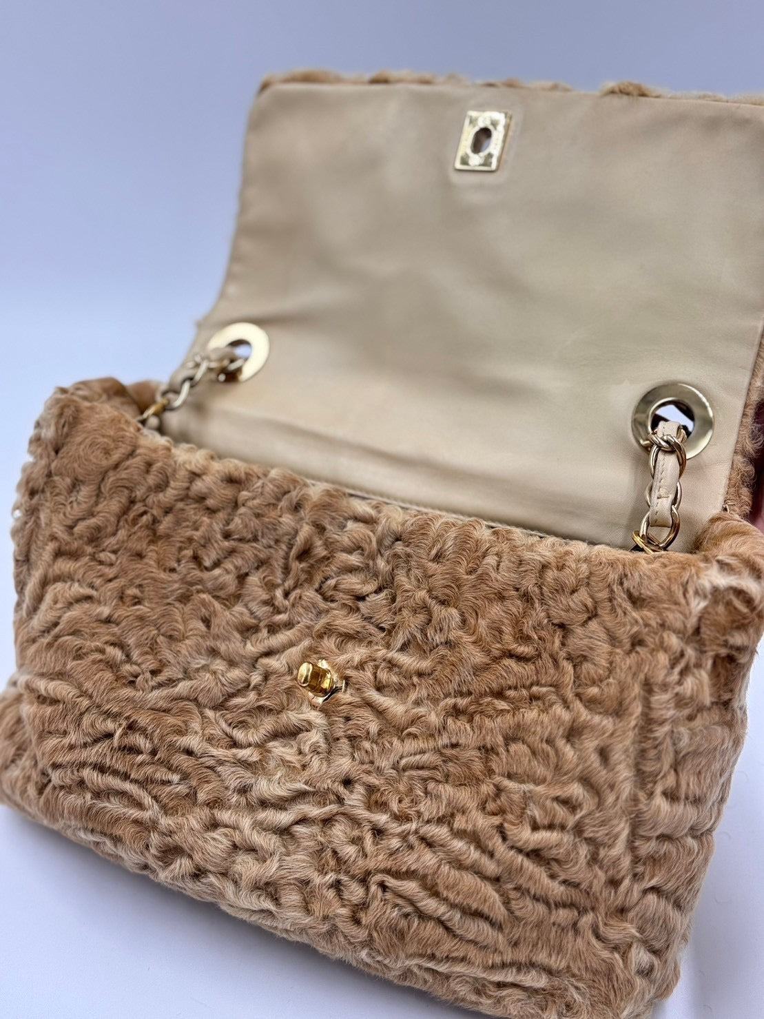 Chanel Fluffy Classic Flap Bag / Rank SA