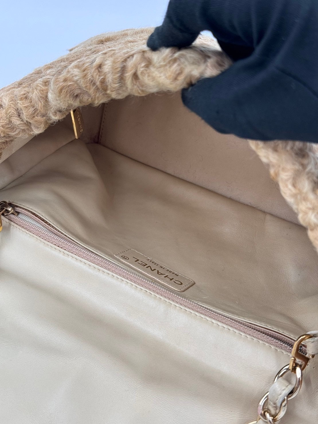 Chanel Fluffy Classic Flap Bag / Rank SA