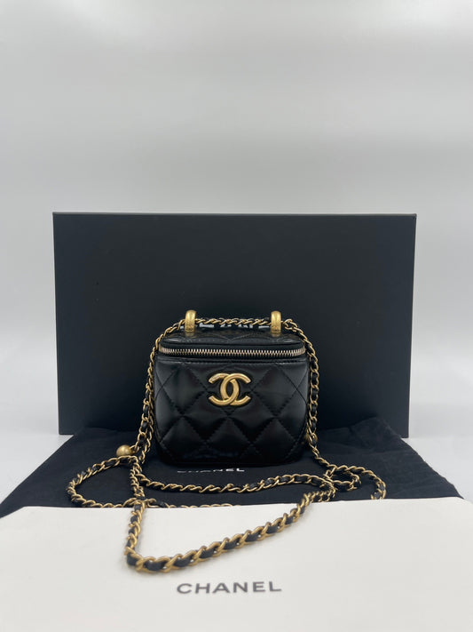 Chanel 雙金球盒子包/Rank SA