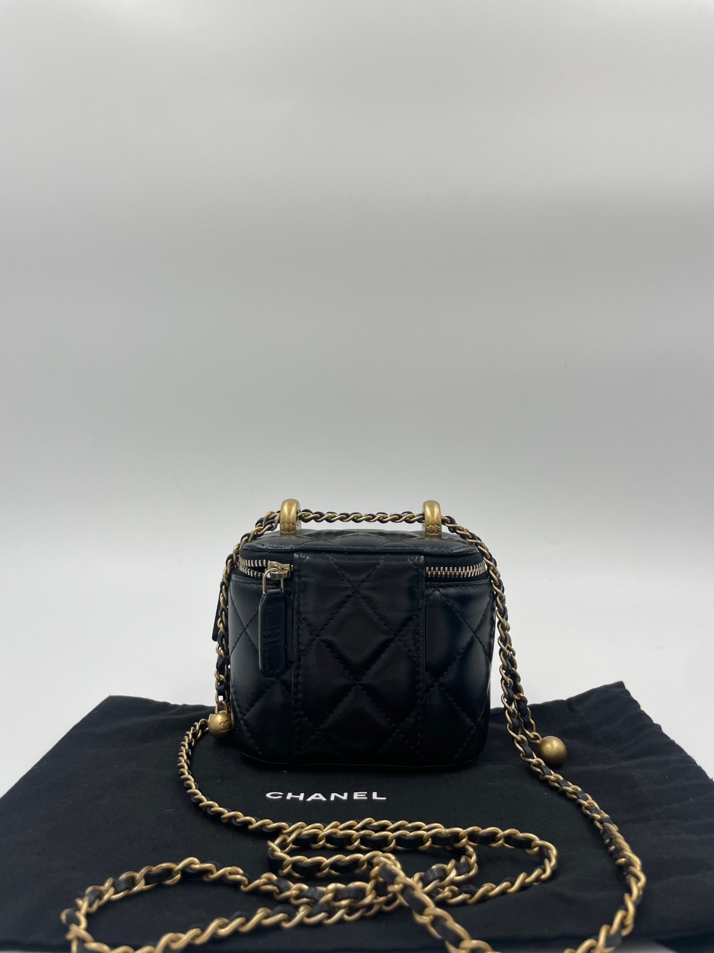 Chanel 雙金球盒子包/Rank SA