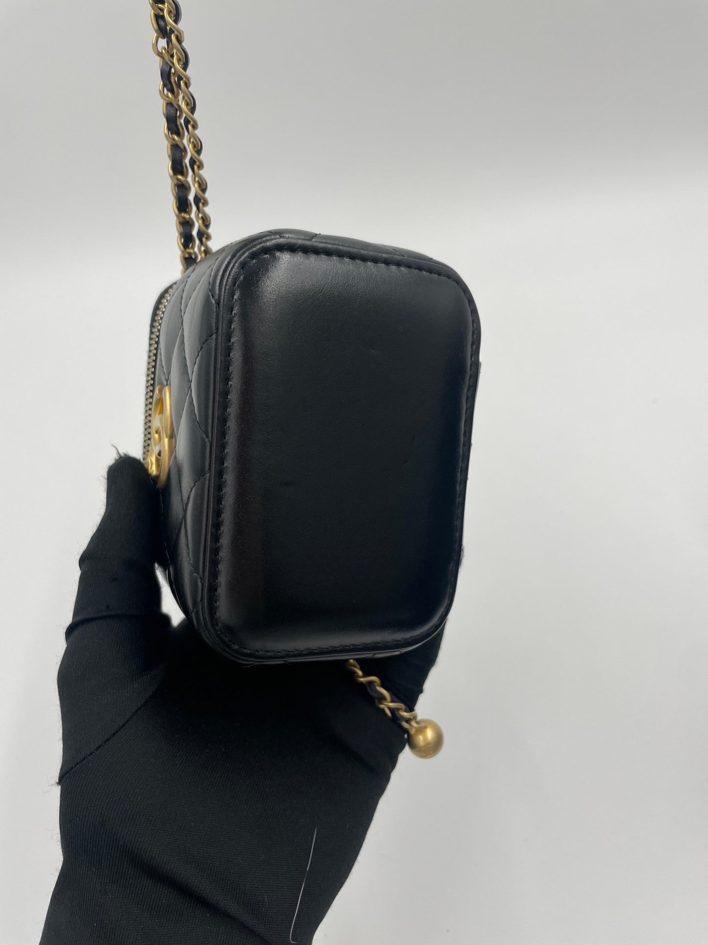 Chanel 雙金球盒子包/Rank SA