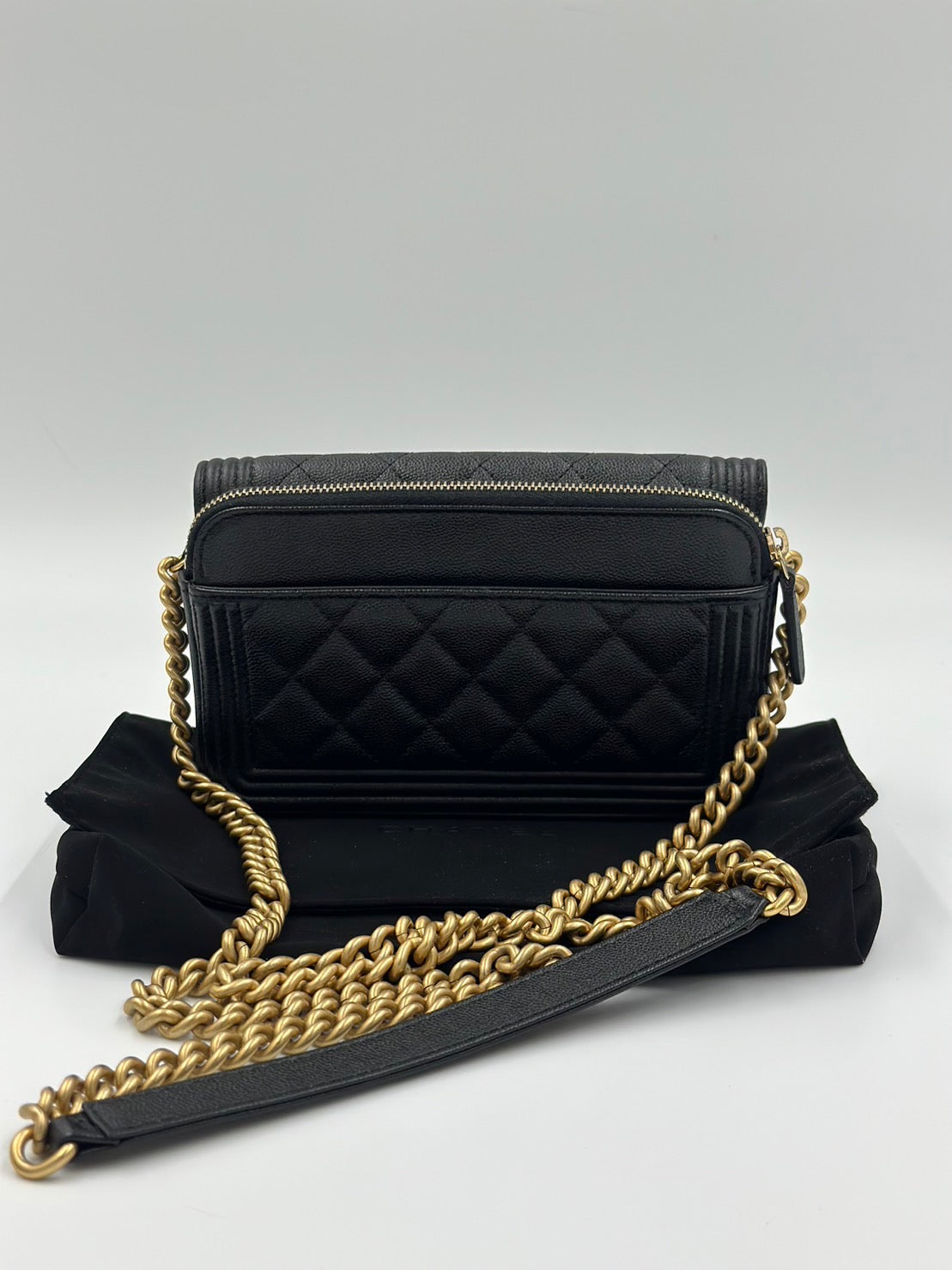 Chanel Leboy Woc Caviar Skin Black  /Rank SA