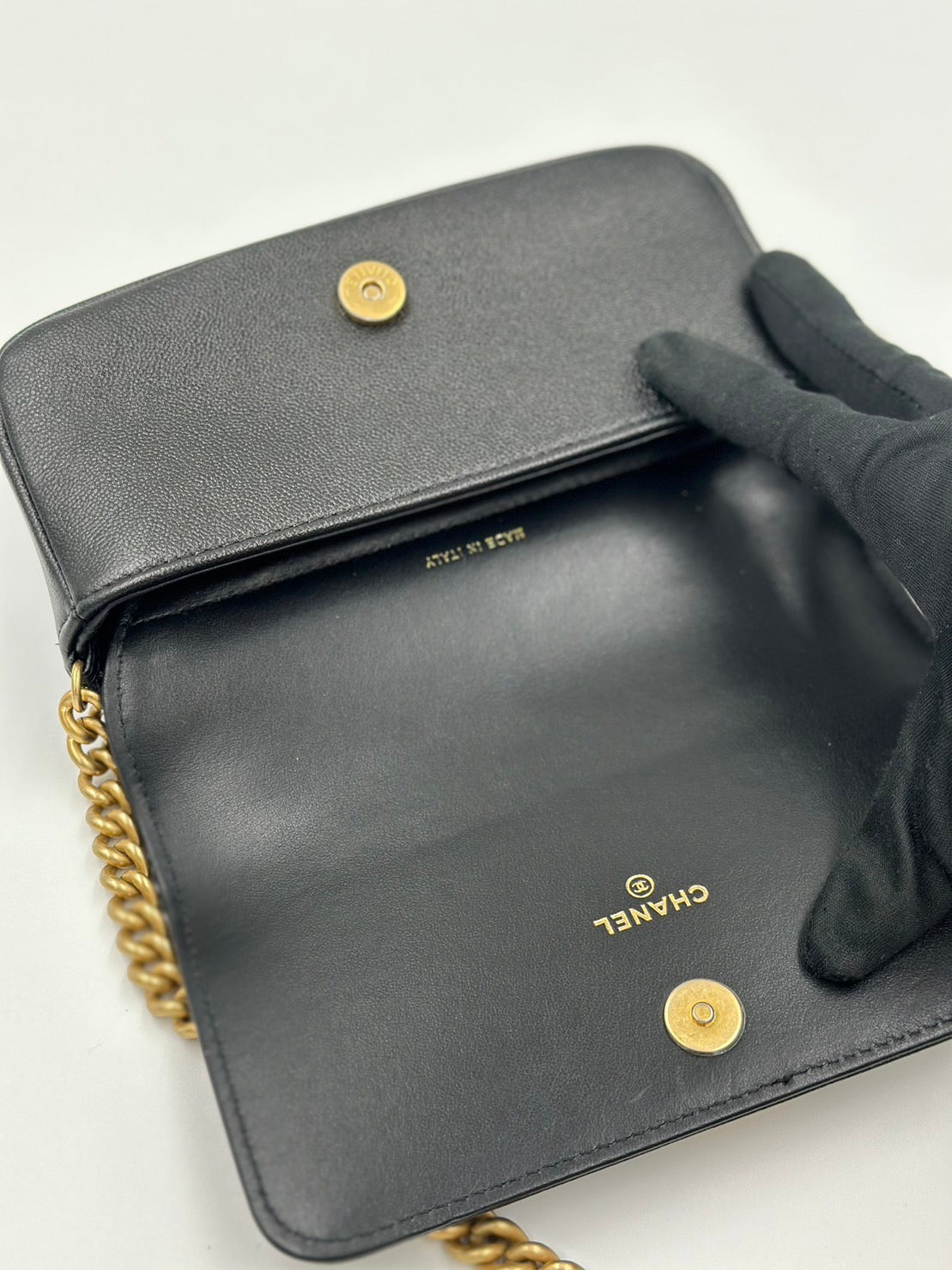 Chanel Leboy Woc Caviar Skin Black  /Rank SA