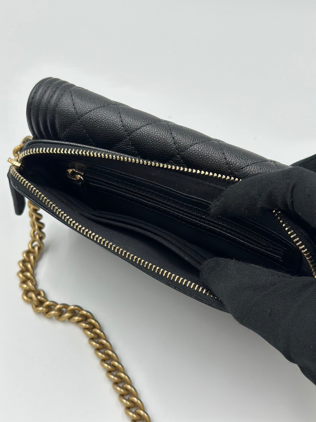 Chanel Leboy Woc Caviar Skin Black  /Rank SA