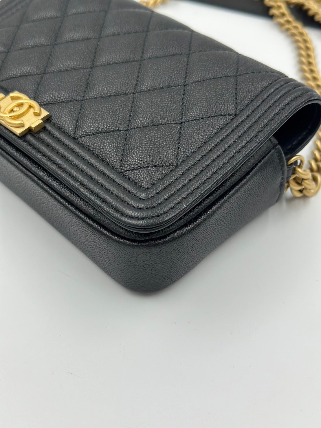 Chanel Leboy Woc Caviar Skin Black  /Rank SA