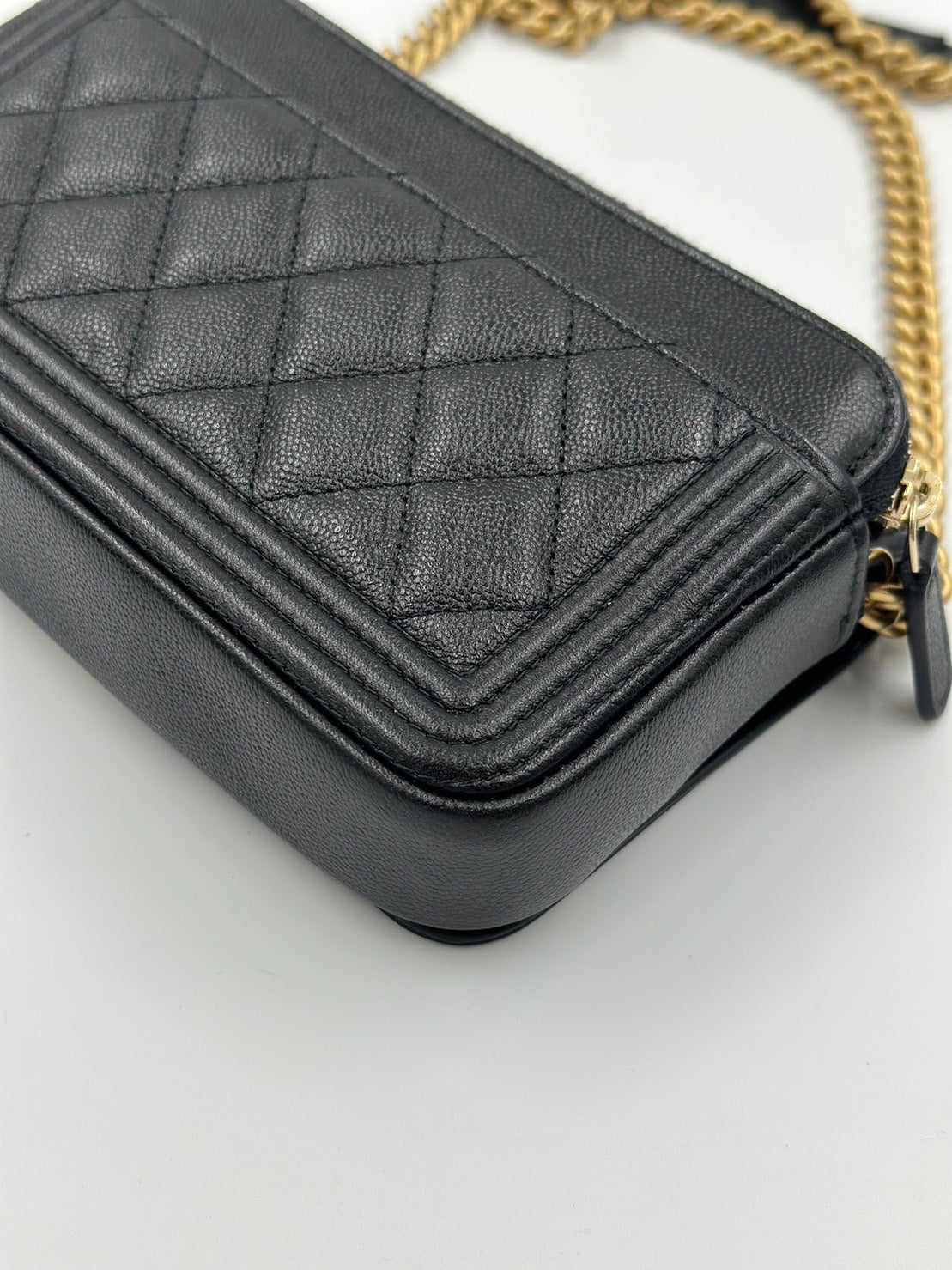 Chanel Leboy Woc Caviar Skin Black  /Rank SA