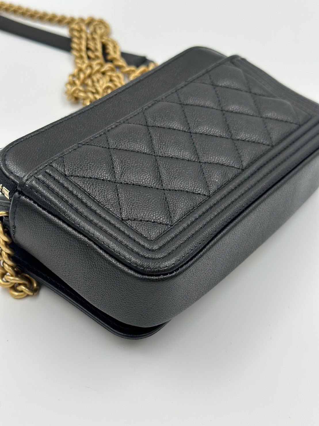 Chanel Leboy Woc Caviar Skin Black  /Rank SA