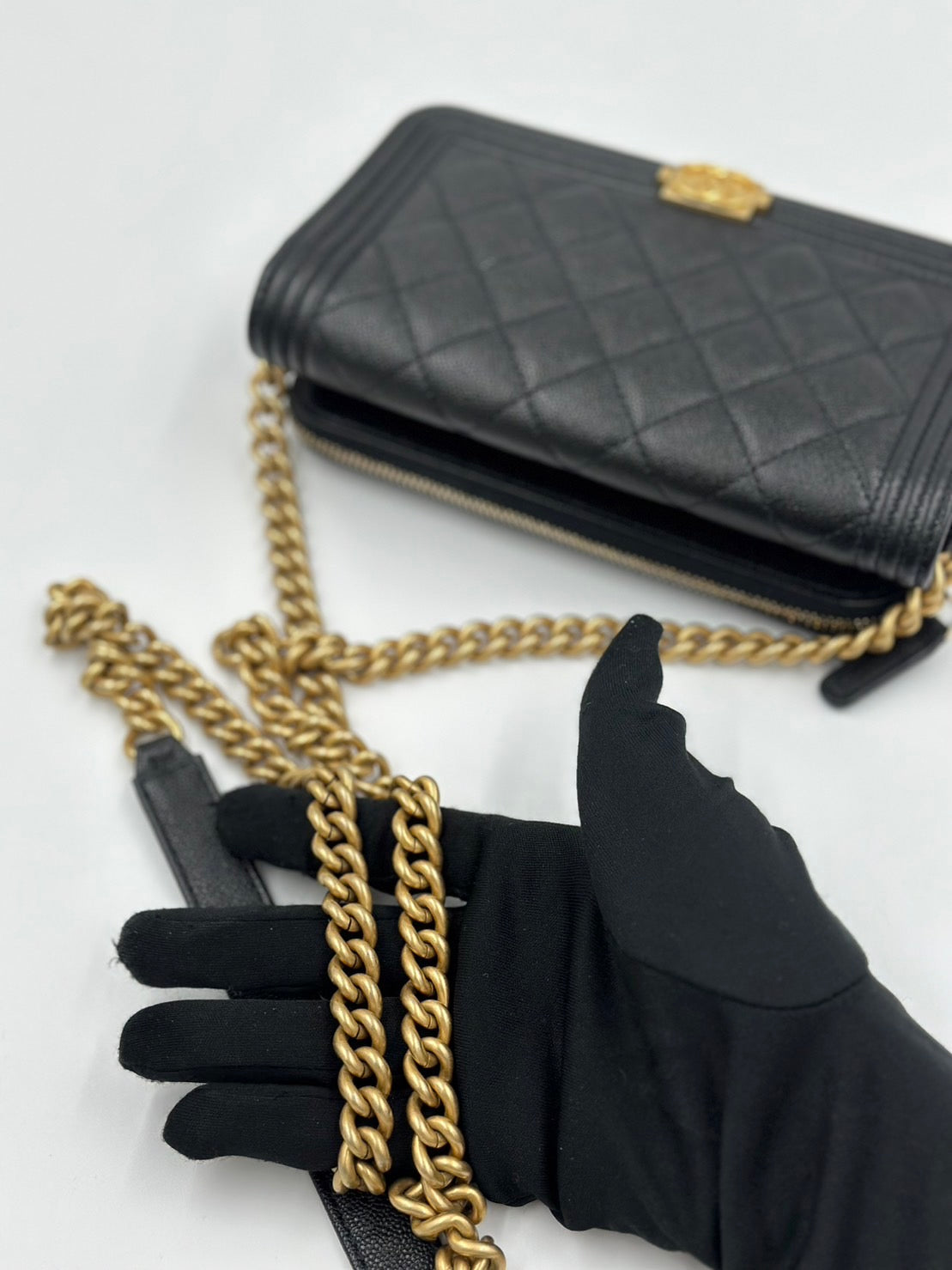 Chanel Leboy Woc Caviar Skin Black  /Rank SA