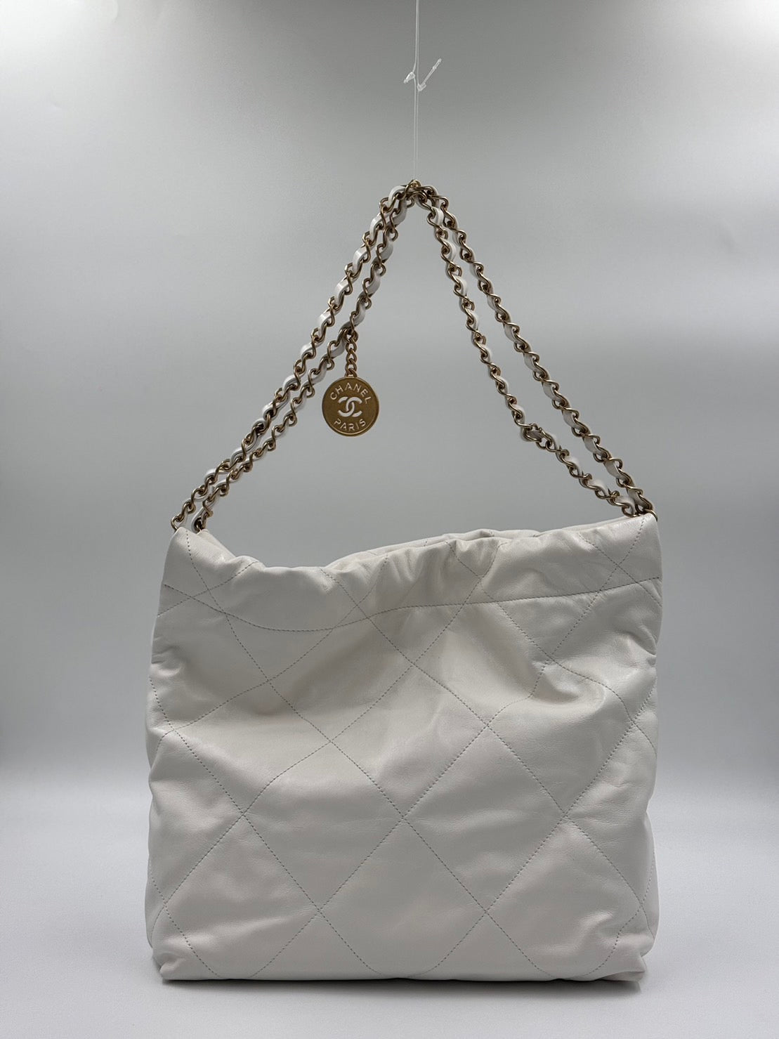 Chanel 22bag Small White /Rank SA