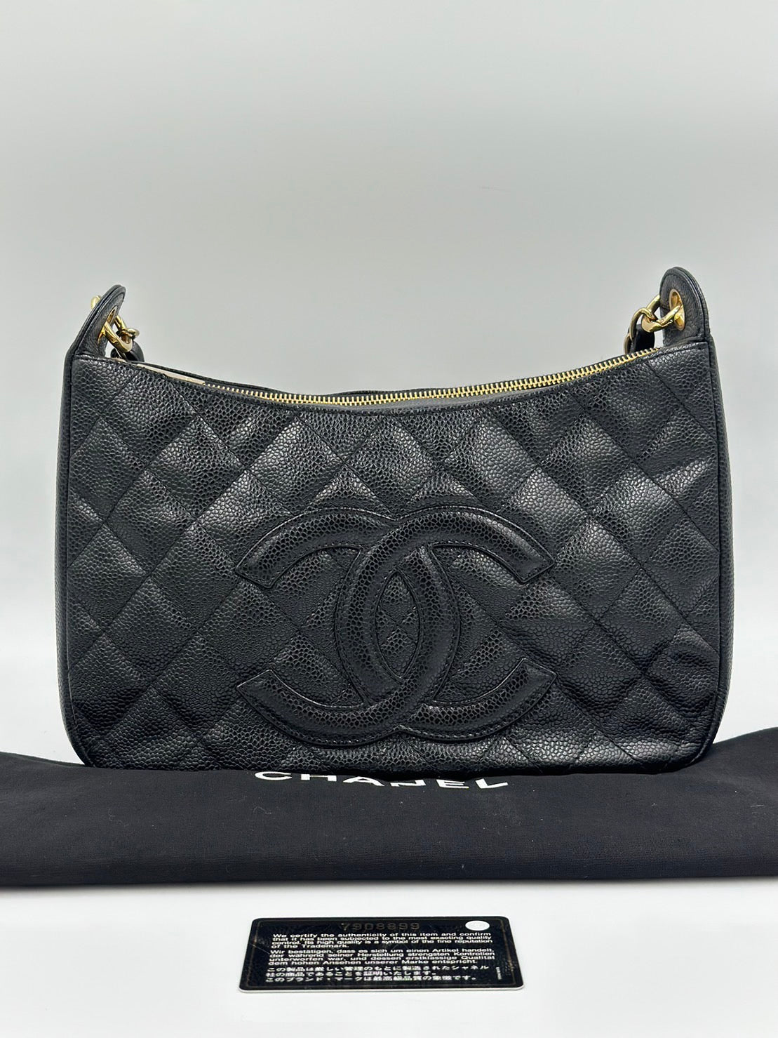Chanel 牛皮鏈條包 /Rank SA