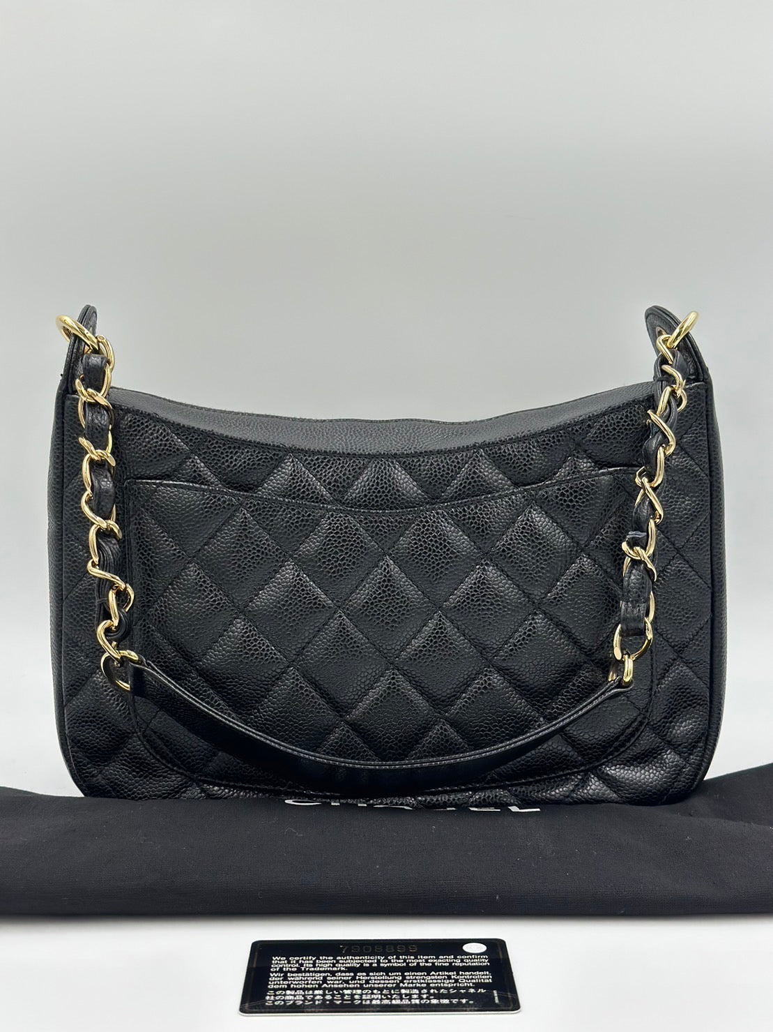 Chanel 牛皮鏈條包 /Rank SA