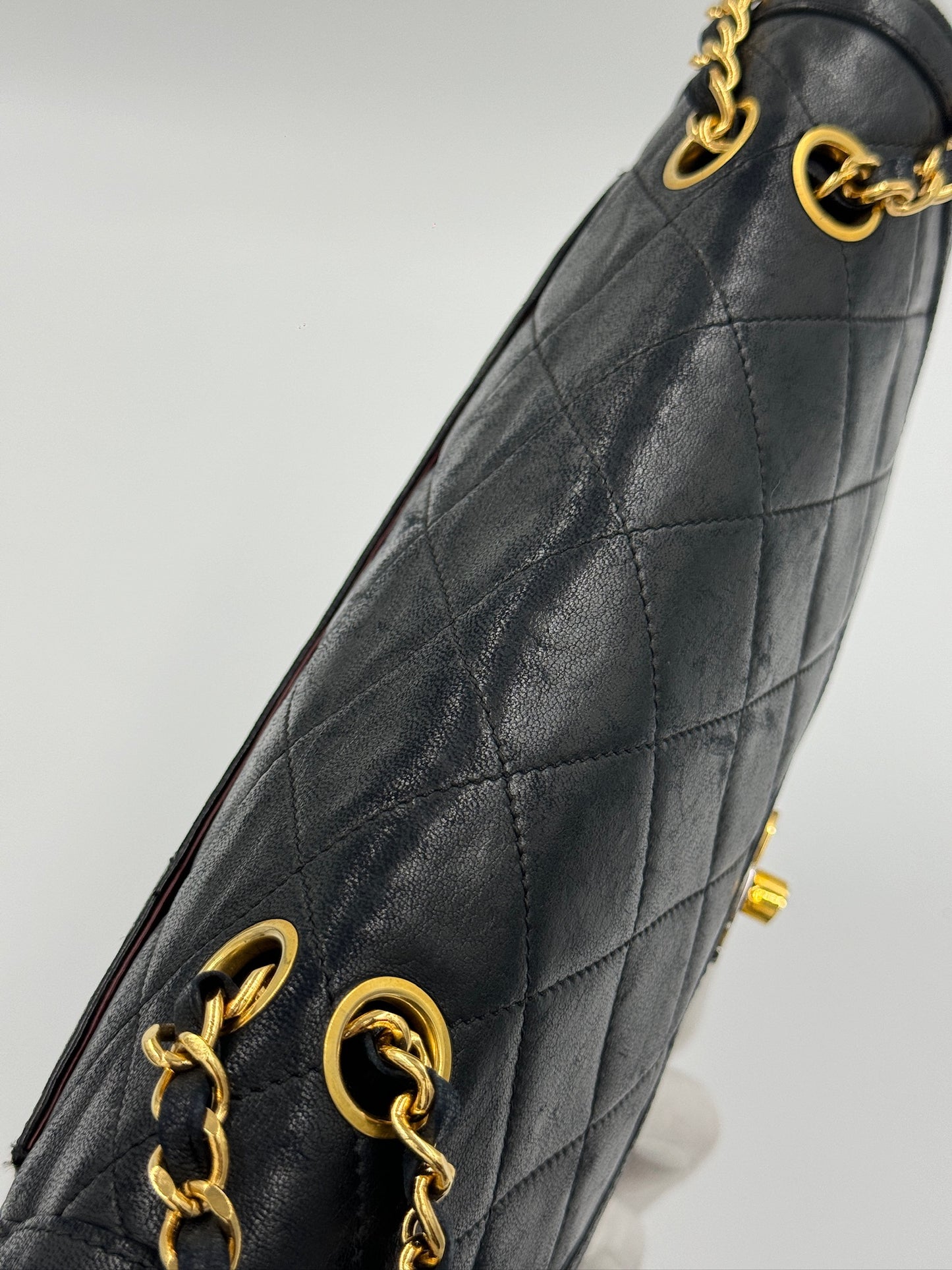 Chanel 巴黎限定雙鍊異色金屬包 Black 黑 / Rank A 24072309