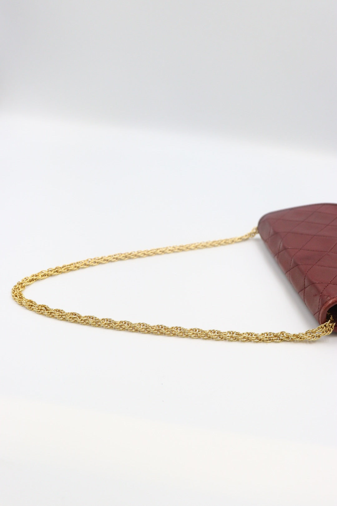 Chanel 酒紅色Mini Coco 1986 /Rank SA