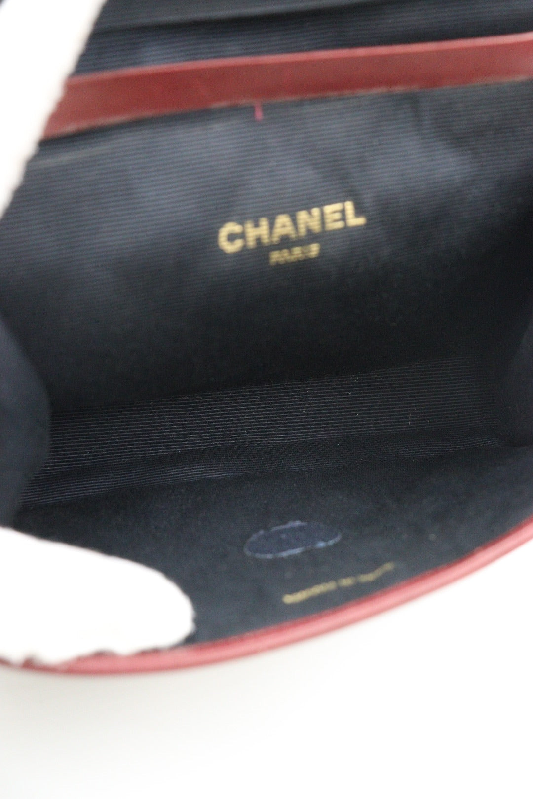 Chanel 酒紅色Mini Coco 1986 /Rank SA