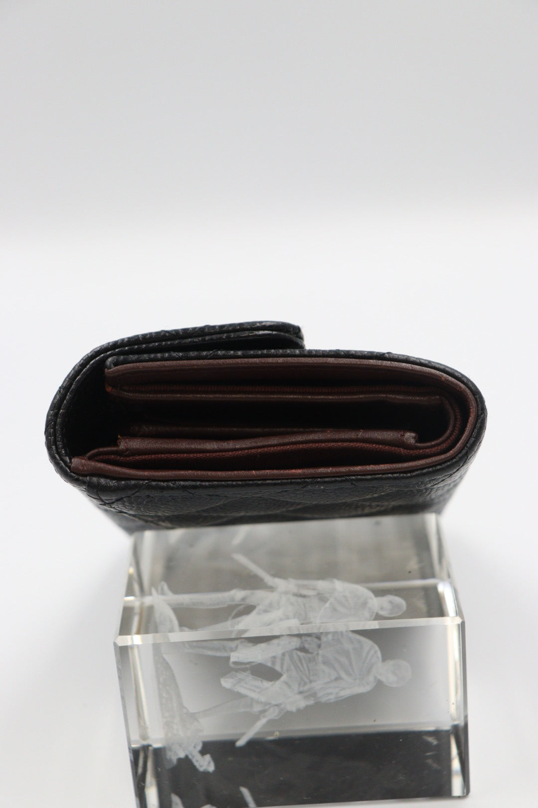 Chanel Caviar Skin Black Wallet / Rank SA