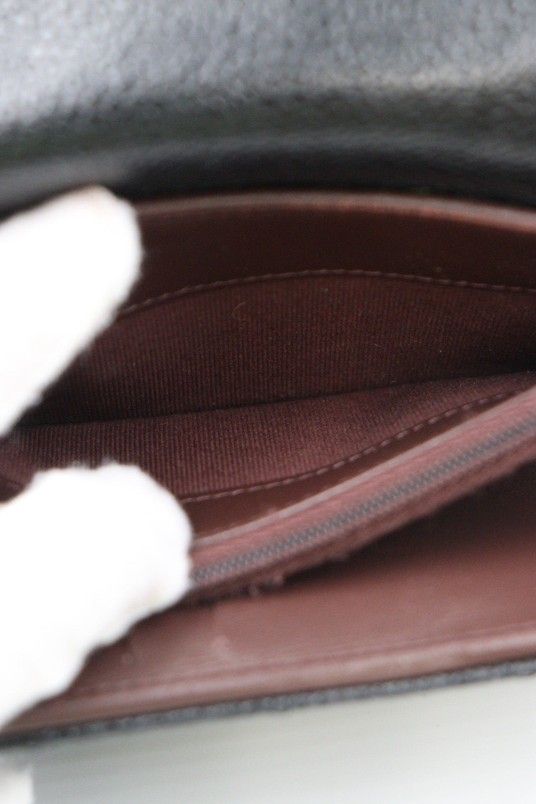 Chanel Caviar Skin Black Wallet / Rank SA