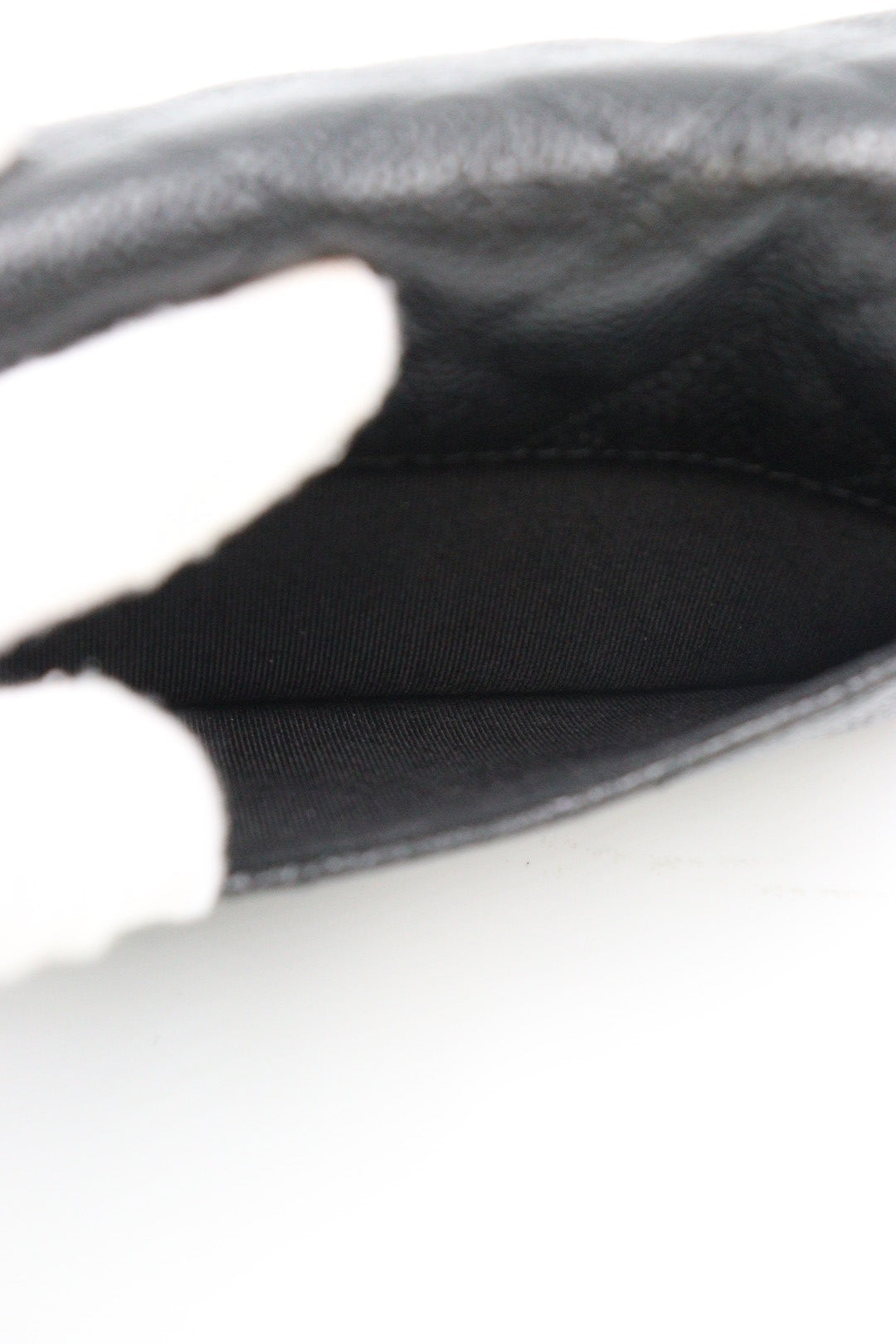 Chanel Caviar Skin Black Wallet / Rank SA
