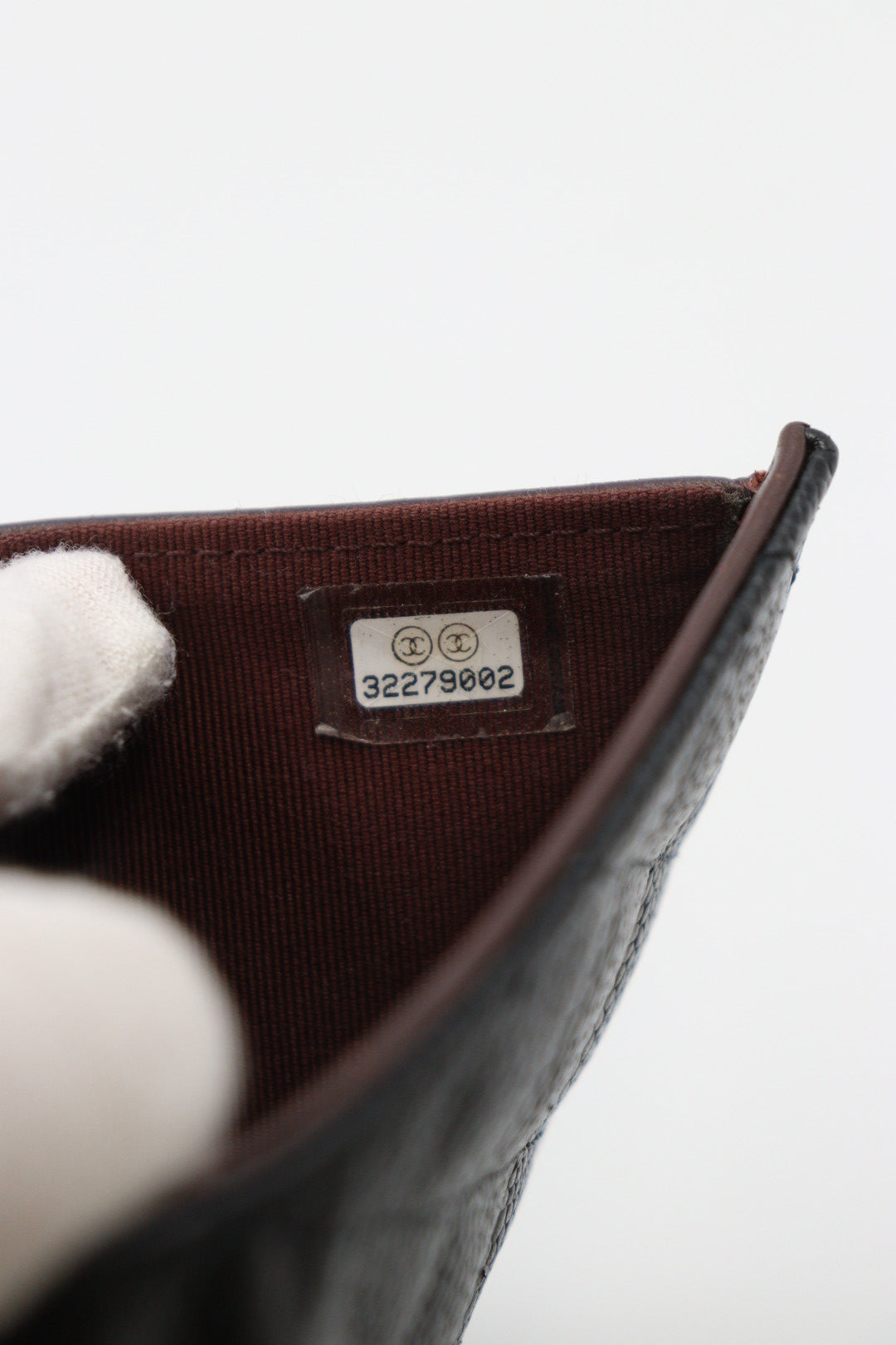 Chanel Caviar Skin Black Wallet / Rank SA