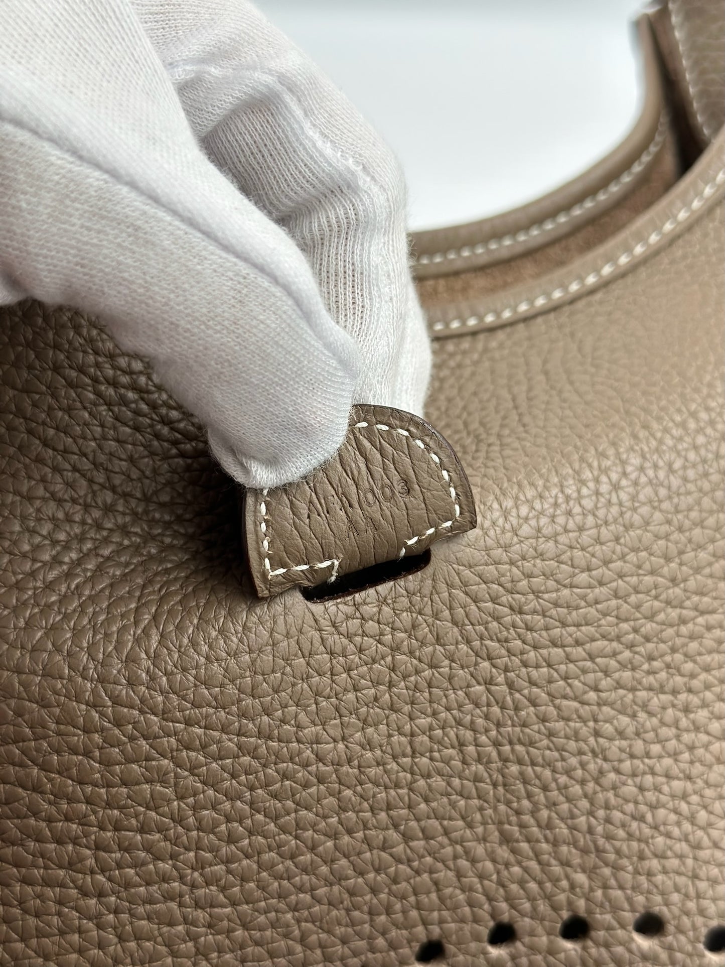 Hermès 大象灰 Evelyne  / Rank SA