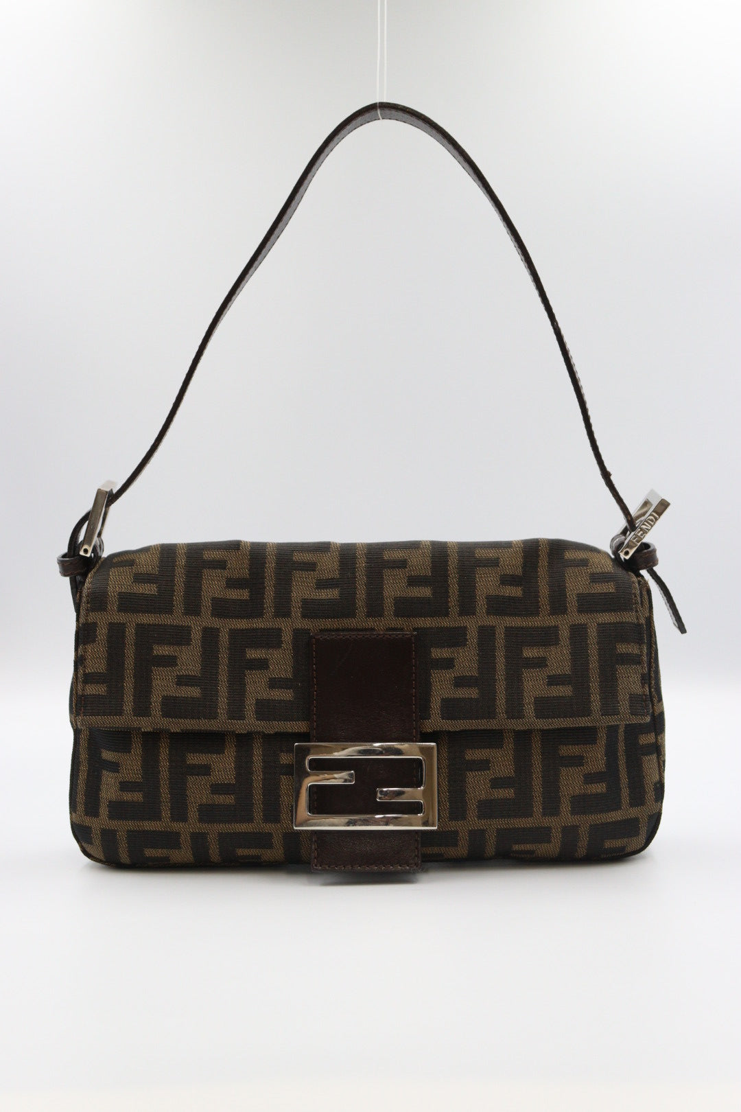 Fendi Zucca Baguette Shoulder Bag / Rank A