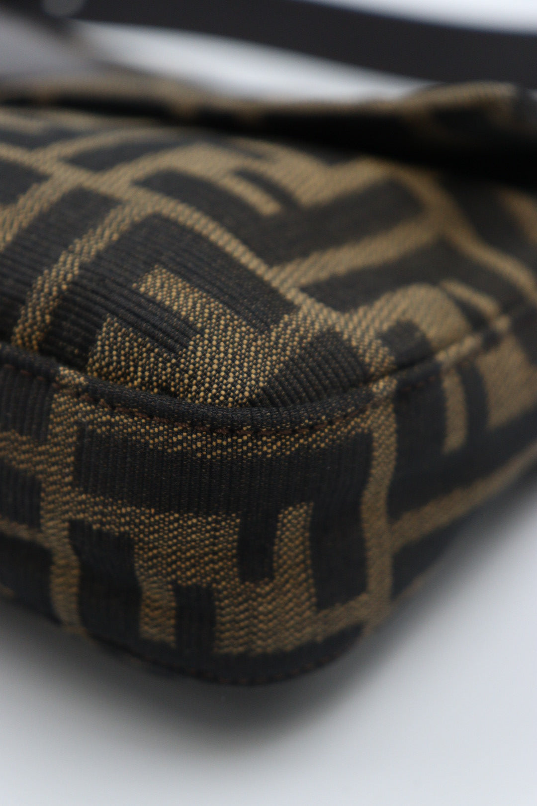 Fendi Zucca Baguette Shoulder Bag / Rank A