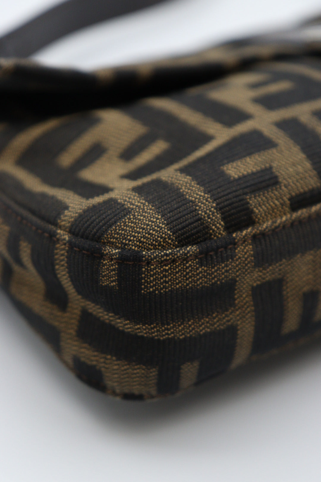 Fendi Zucca Baguette Shoulder Bag / Rank A