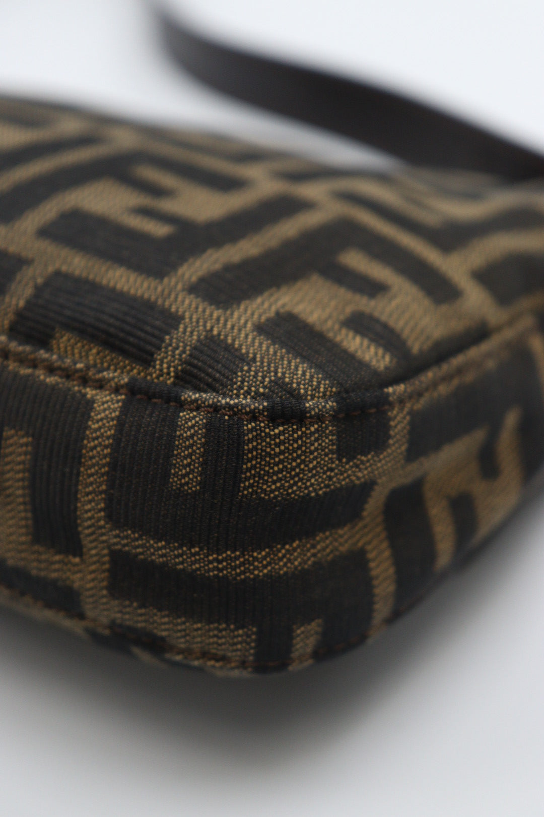 Fendi Zucca Baguette Shoulder Bag / Rank A