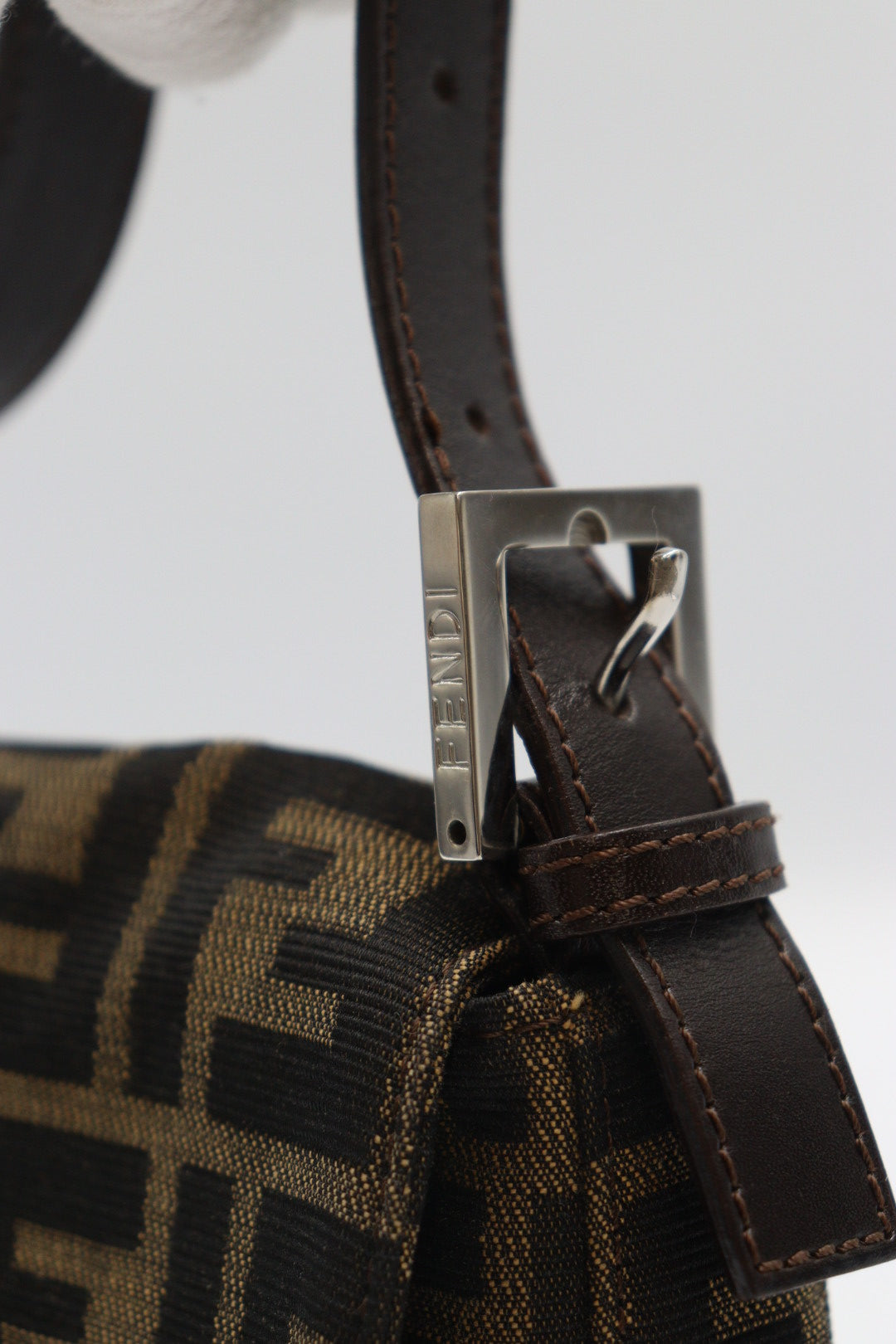 Fendi Zucca Baguette Shoulder Bag / Rank A