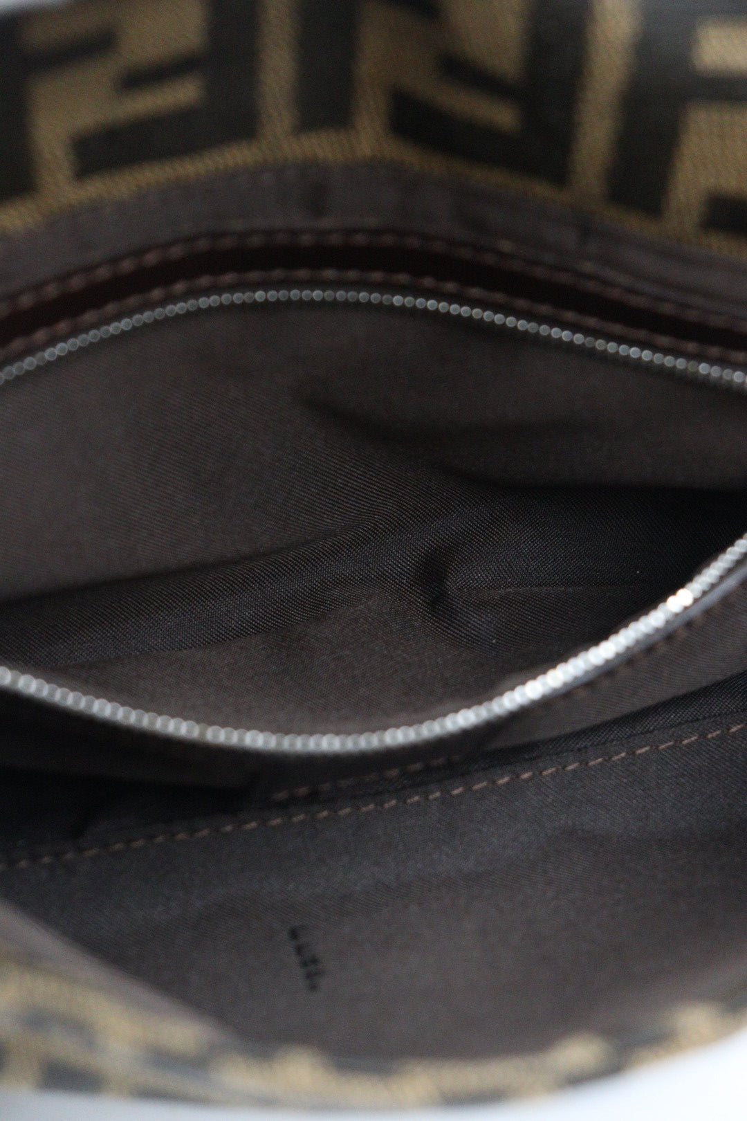 Fendi Zucca Baguette Shoulder Bag / Rank A